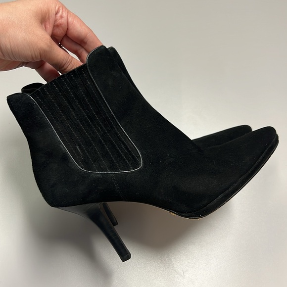 Cole Haan Nike Air Heels Pointed Toe Suede Boots Size 7.5 - Picture 5 of 13